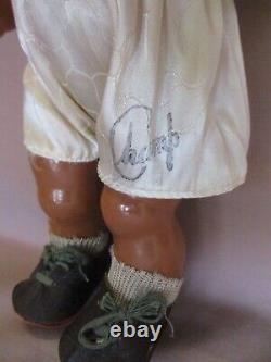 Vintage 1946 Effanbee Composition The Champ Candy Kid African American Doll A/O