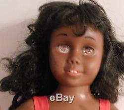 Vintage 1960's 19 Mattel Chatty Cathy African American Black Doll