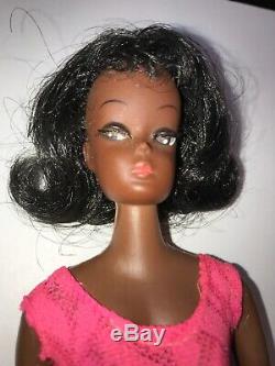 Vintage 1960s Barbie Clone African American Hong Kong Rooted Lashes (224)