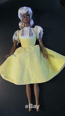 Vintage 1960s Lalka 12 Platinum African American Black Bild Lilli CLone Doll