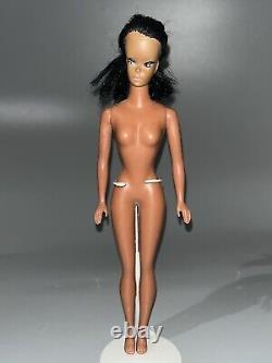 Vintage 1960s Uneeda Wendy Doll African American Black Barbie Clone Hong Kong