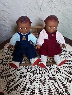 Vintage 1964 African American Rare Jesco Cameo Baby dolls