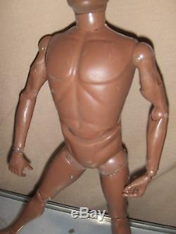 Vintage 1964 Hasbro GI JOE Figure Doll African American Made in USA Naked