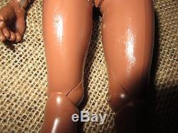 Vintage 1964 Hasbro GI JOE Figure Doll African American Made in USA w. Box & Acc