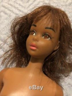 Vintage 1966 African American Francie Barbie Doll Japan