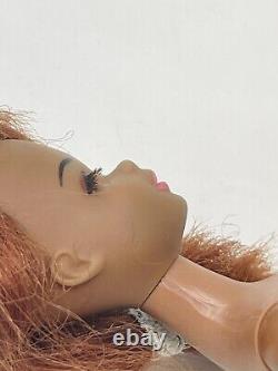 Vintage 1966 Francie Twist N Turn Black AA Barbie Red Hair Eyelashes Bend Mattel