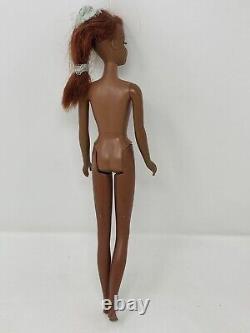Vintage 1966 Francie Twist N Turn Black AA Barbie Red Hair Eyelashes Bend Mattel