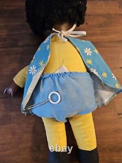 Vintage 1970 Shindana Tamu African American Baby Doll Doesn't Talk 15