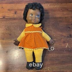 Vintage 1970 Talking Tamu 16 Doll African American Shindana Toys RARE! Read HTF