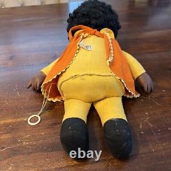 Vintage 1970 Talking Tamu 16 Doll African American Shindana Toys RARE! Read HTF