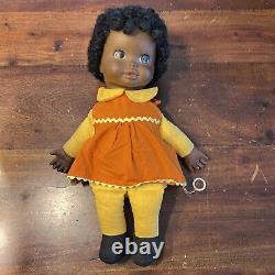 Vintage 1970 Talking Tamu 16 Doll African American Shindana Toys RARE! Read HTF