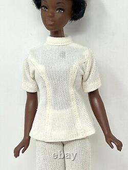 Vintage 1972 Shindana Wanda Career Girl Nurse 9 Doll Very Hard To Find
