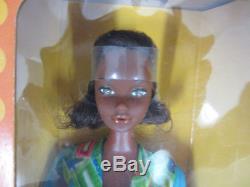 Vintage 1974 Mattel #7291 QUICK CURL CARA African American Barbie Doll NRFB New