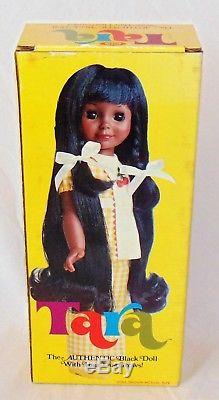 Vintage 1976 Ideal Tara The Authentic Black Doll Sealed Rare African American AA