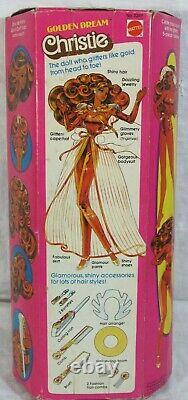 Vintage 1980 Barbie Golden Dream Christie Aa Doll Steffie Face #3249 Nrfb
