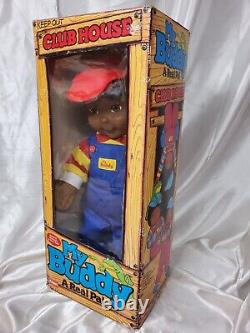 Vintage 1980s Playskool My Buddy real pal doll in box African American 21 life