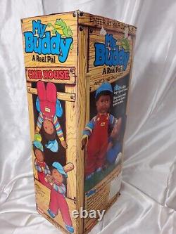 Vintage 1980s Playskool My Buddy real pal doll in box African American 21 life