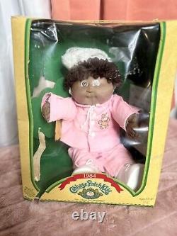 Vintage 1984 Cabbage Patch Kids Coleco African American Boy Black Doll Boxed