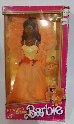 Vintage 1984 Peaches n' Cream Barbie Doll Mattel 9516 AA NRFB NOS