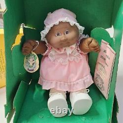 Vintage 1985 Cabbage Patch Kids Preemie Baby African American Girl Doll In Box