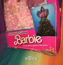 Vintage 1985 Mattel Barbie-Dream Glow African American Doll #2422-NEW