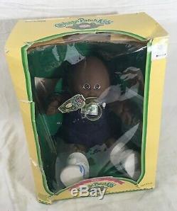 Vintage 1985 Original Cabbage Patch Black Doll In BOX with Birth Certificate