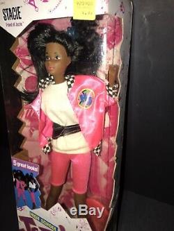 Vintage 1988 High School Jazzie Stacie Barbie Doll 3636 African American Steffie