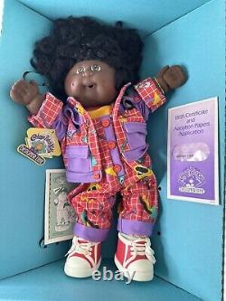 Vintage 1989 African American Cabbage Patch Kid Designer Line Doll Leona Carme