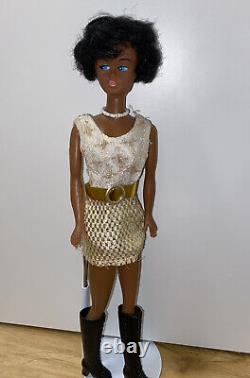 Vintage 60s barbie clone Doll African America AA Black Barbie bubble cut Clone