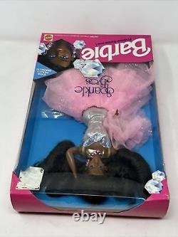 Vintage 90s Sparkle Eyes Barbie Doll Black AA African Box Model 5950 NRFB