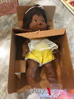 Vintage AFRICAN AMERICAN Mattel 1975 Tender Love Happy Birthday doll MIB rare