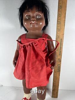 Vintage African American Chatty Baby Doll Voice Needs Repair Mattel
