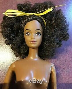 Vintage Barbie 1981 Magic Curl African American Barbie. HTF! Ex