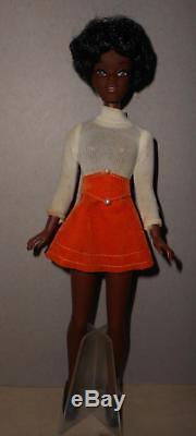 Vintage Barbie African American 9 Black Doll Wanda Skipper Doll Sz Shindana Htf