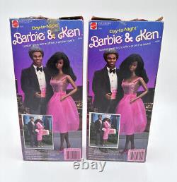 Vintage Barbie Day To Night African American Barbie & Ken NRFB 1984