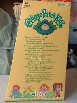 Vintage Coleco Cabbage Patch Kids Girl Doll African American MIB NRFB 1983 P3805