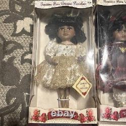 Vintage Collectors Choice/ Classic Treasures African American Doll New Lot Of 4