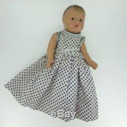 Vintage Composition Topsy Turvy Doll Caucasian African American Reversible Dress