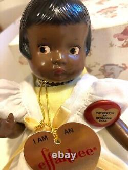 Vintage Effanbee Baby Doll in Yellow African American