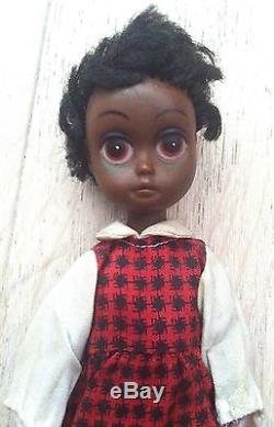 Vintage HTF African American Susie Sad Eyes Doll Soul Sister, friend of Blythe