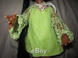 Vintage Ideal African American AA Black Crissy Doll withoriginal clothes shoes