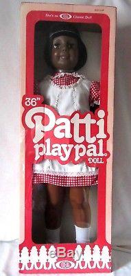 Vintage Ideal African American Patti Playpal Doll 35 36 Sealed Original Box