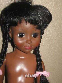 Vintage Ideal African American Tara Doll 15 Crissy Family- in Velvet's Outfit