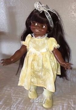 Vintage Ideal Black African American Giggles Doll Ethnic 1966 1967