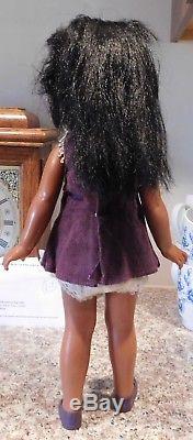 Vintage Ideal Crissy Family Velvet. African American Doll Original Dress & Shoes