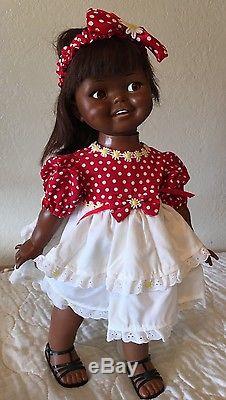 Vintage Ideal Giggles Doll Black African American 1960's