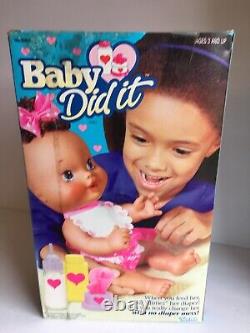 Vintage Kenner African American Baby Did It Doll All Gone Wets Diaper BOX DAMAGE