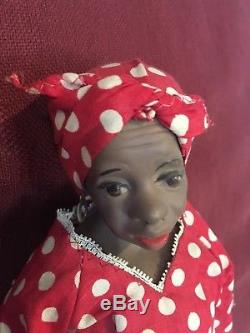 Vintage Maggie Head Kane African American 1967 Biscuit Doll