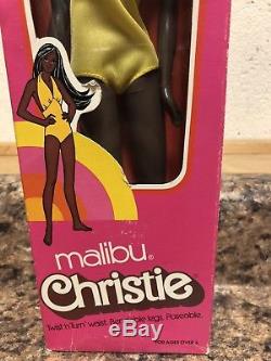 Vintage Malibu Christie Barbie 1975 New In Box African American
