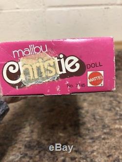Vintage Malibu Christie Barbie 1975 New In Box African American